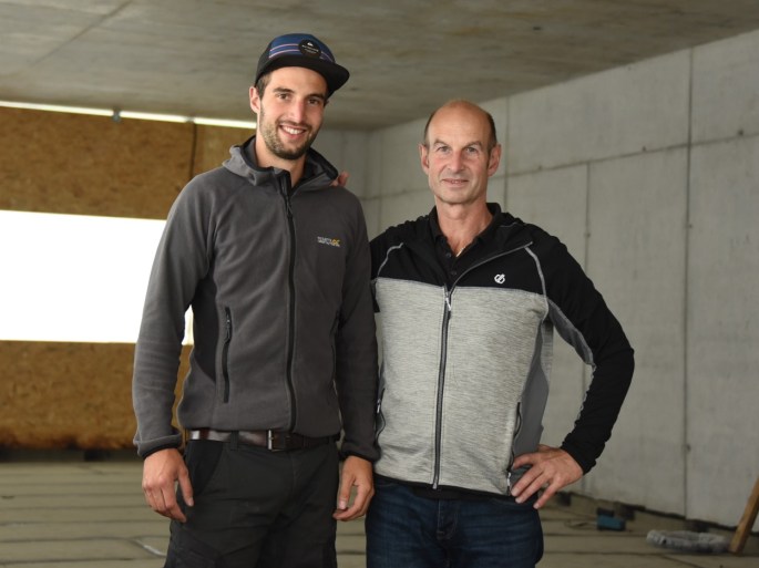 Lukas Mennel und Guenter Mennel, Geschaeftsfuehrer JP Mennel